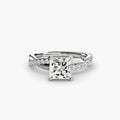 The Emerald Twist Pavé Ring